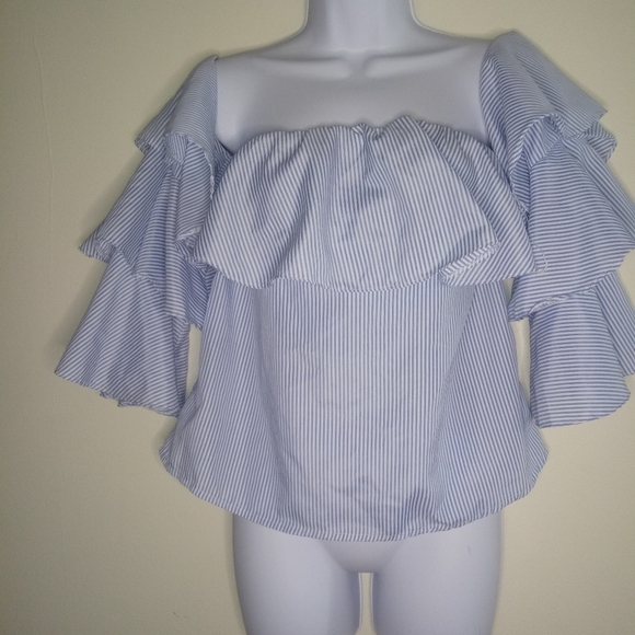Elenza by L&L RUFFLE BLOUSES  OFF SHOULDER - Picture 8 of 15